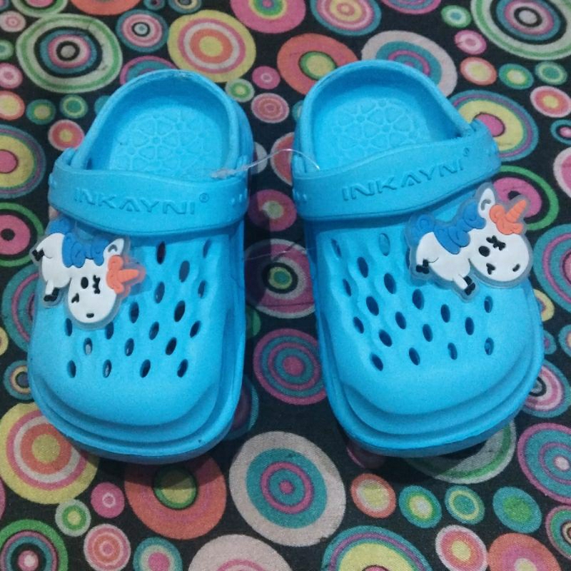 Sandal karet anak premium unicorn uk. 23-29