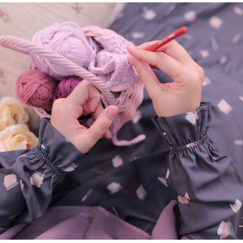 Ditsy Paint Smoke Nightgown