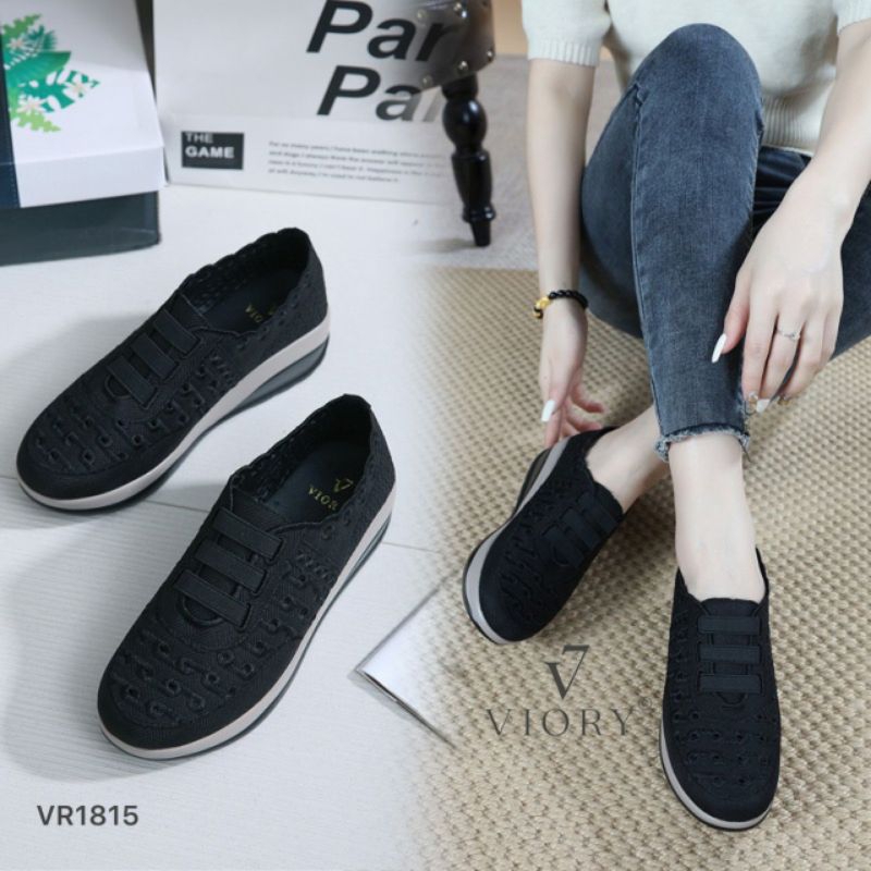 VIORY Sepatu Wanita Wedges Shoes #VR1815 ORIGINAL