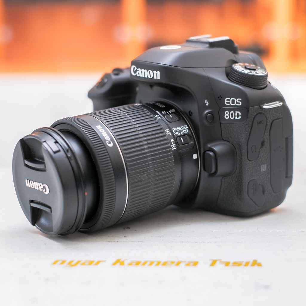 CANON EOS 80D SUDAH WIFI BODY LENSA FULLSET MURAH