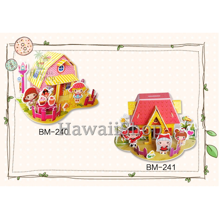 Puzzle 3D DIY Bahan Foam model PRINCESS BABY mainan edukasi anak ( kado &amp; pajangan )