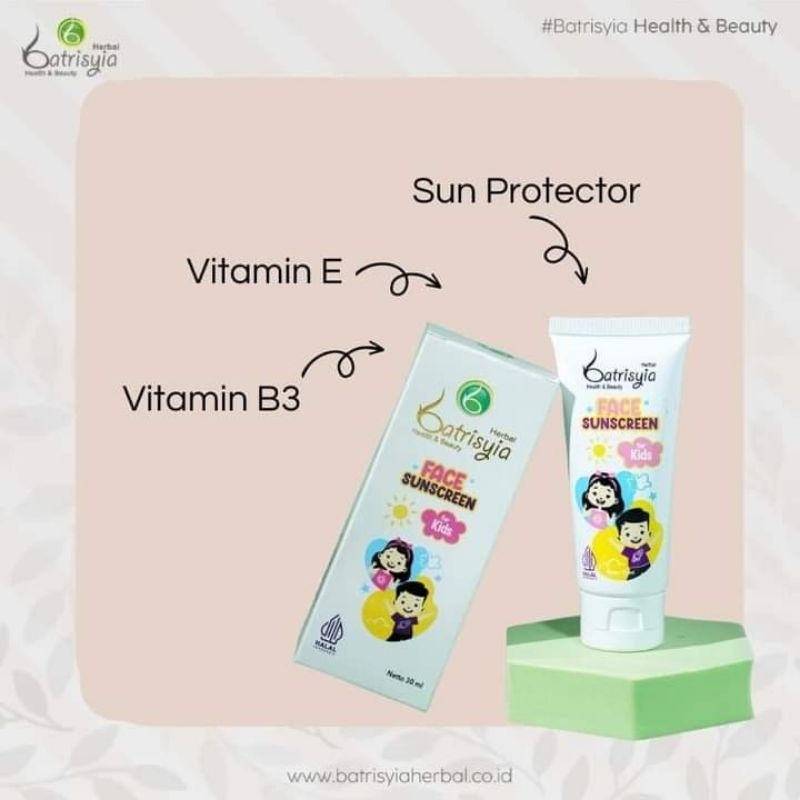 Sunscreen for kids / Sunscreen anak