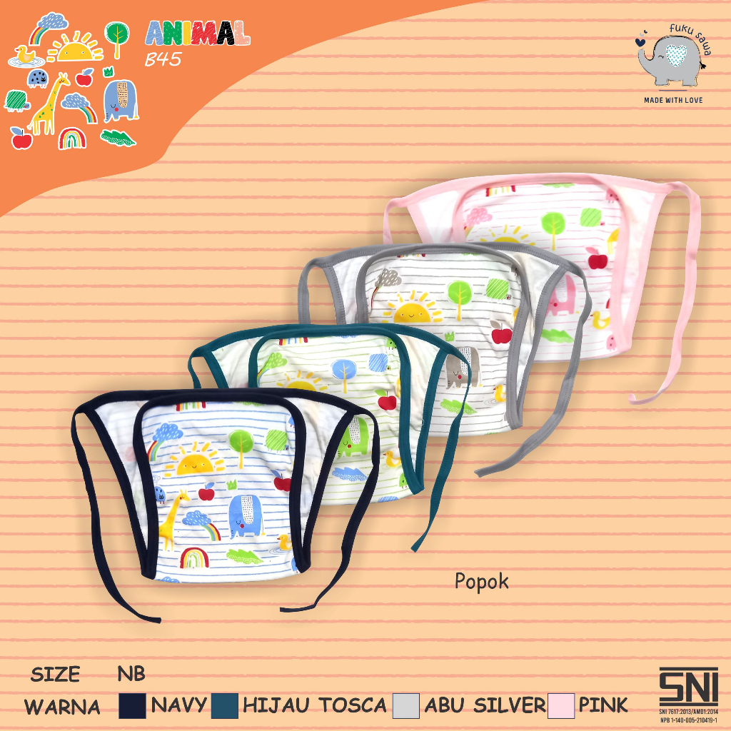 Popok bayi kain/popok kain bayi SNI