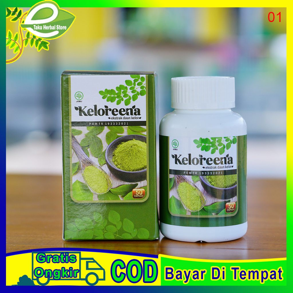 Keloreena 50 Kapsul 100 Kelor
