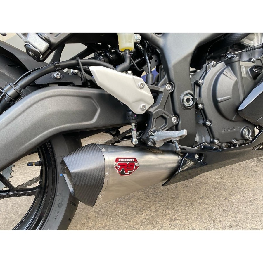 knalpot racing r9 zeta kawasaki zx25r zx25rr full sytem original