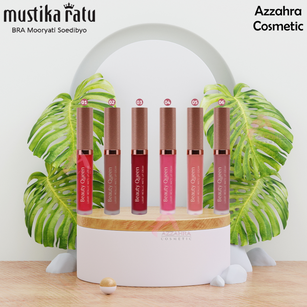 Mustika Ratu Beauty Queen Luxury Metallic Matte Lip Cream 5,5gr