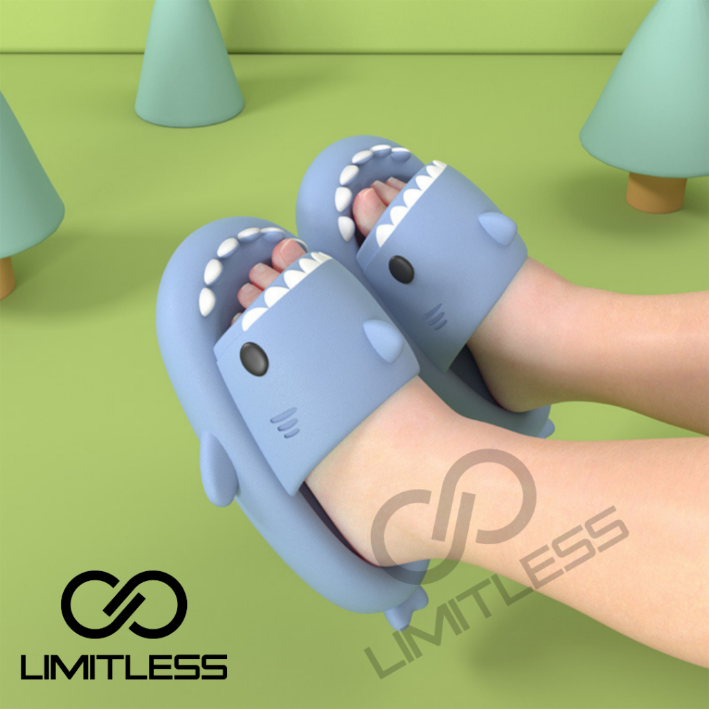 Zerolimit - Sandal Baby Shark Karakter Sandal Anak Hiu Cowok Cewek Sendal Slip On Balita Lucu Terbaru Murah