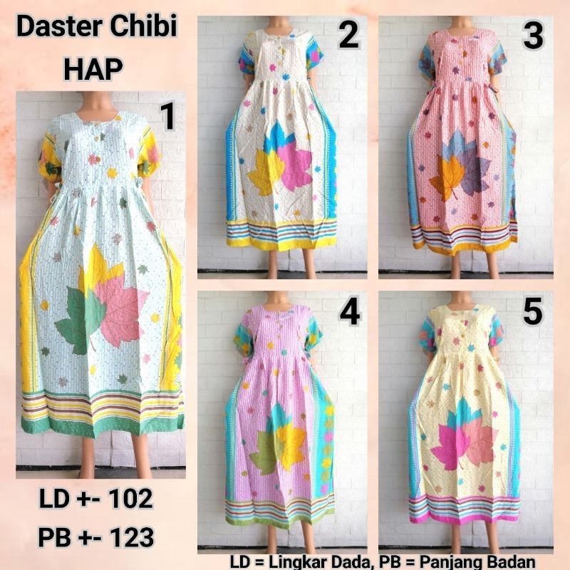 DASTER CHIBI LENGAN HAP HAP RAYON ADEM BUSUI FRIENDLY MAWA + GDNG