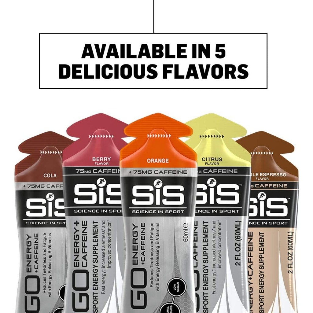 SIS Energy Gel BERRY Caffeine Performance Endurance Stamina Olahraga