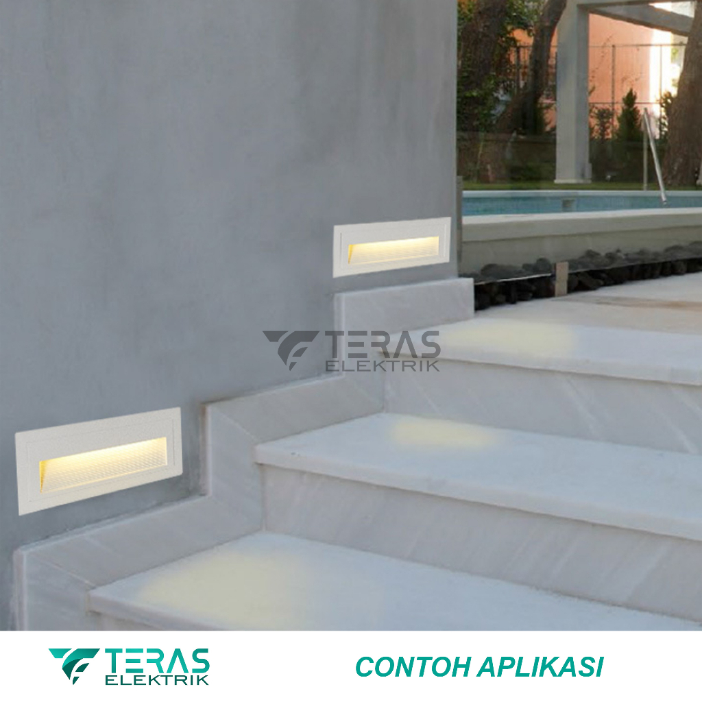 Lampu tangga led 6 Watt step light outdoor indoor