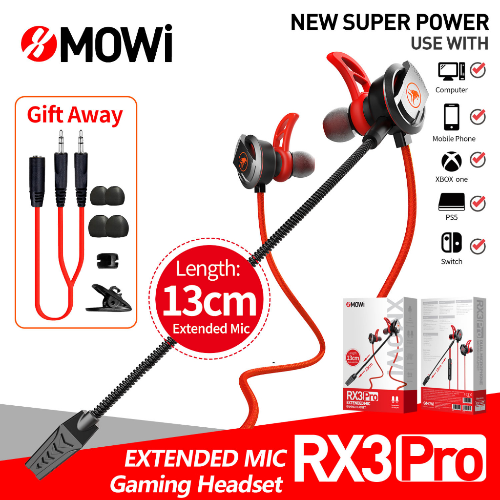 Earphone Gaming Plextone Xmowi RX3 PRO Headset