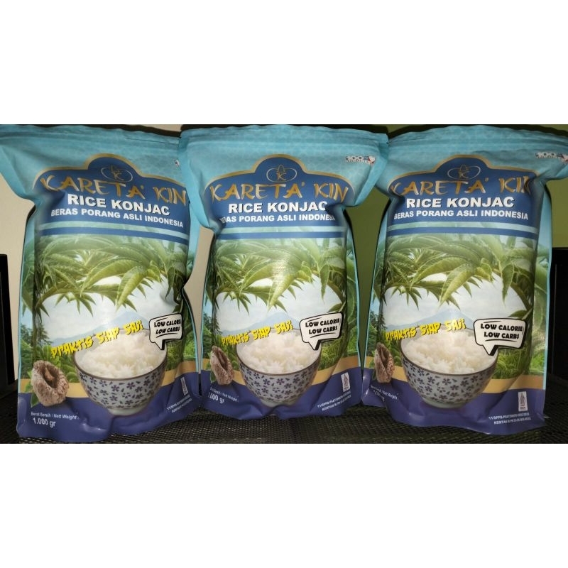 

BerasPorang Shirataki Rice TUKonjac KARETA"KIN