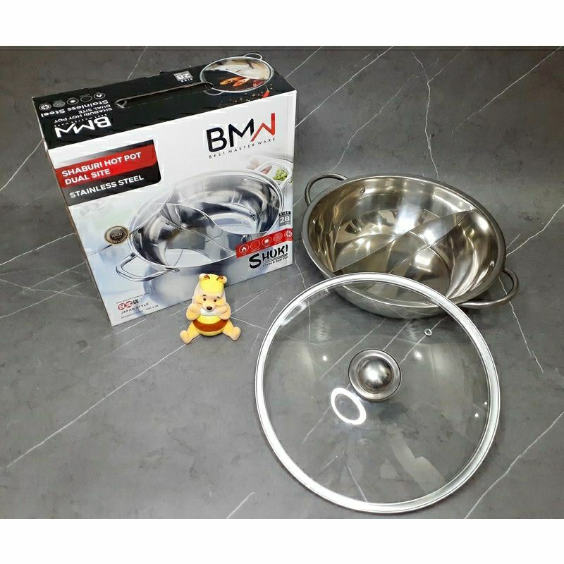 panci shaburi/panci shabu sekat 2 sisi