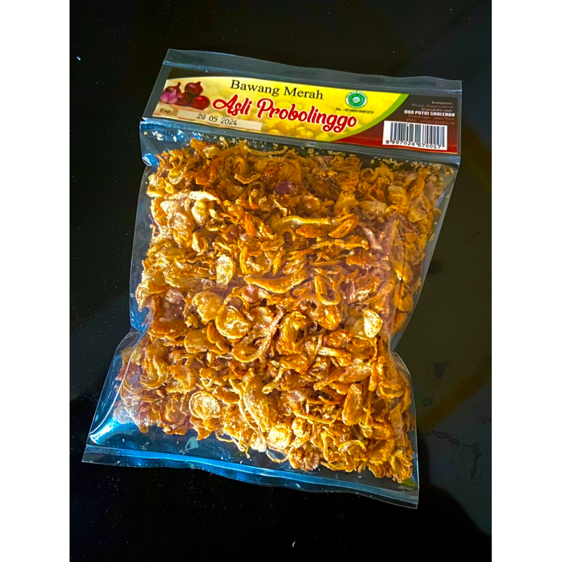 

Bawang Goreng Crispy (A) Cemilan Bawang Goreng Crispy kualitas premium masa exp: 12 bulan.