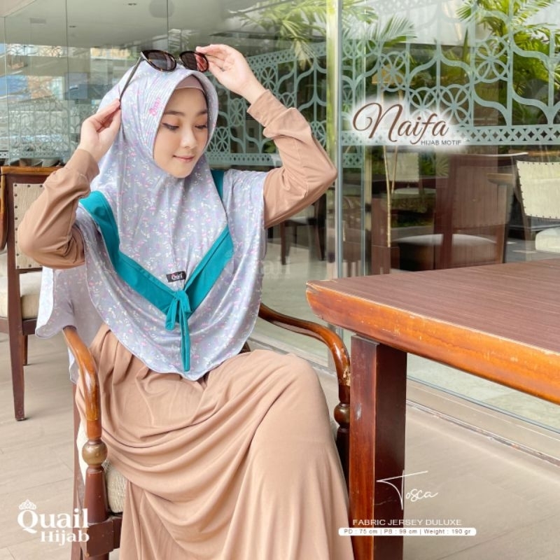 NAIFA HIJAB MOTIF QUAIL