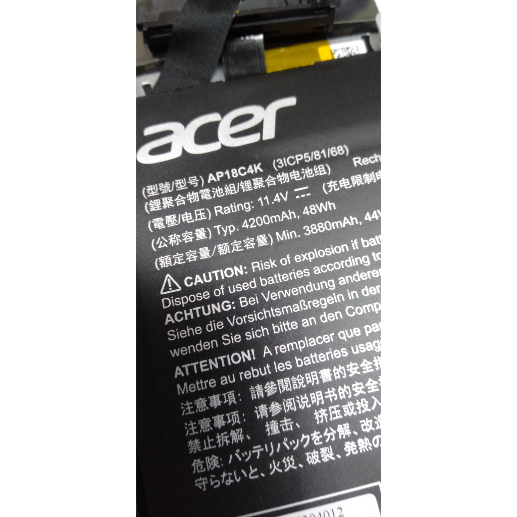 Baterai Acer Aspire 3 A315-42 A315-54 Aspire 5 A514-54 A515-43 AP18C4K