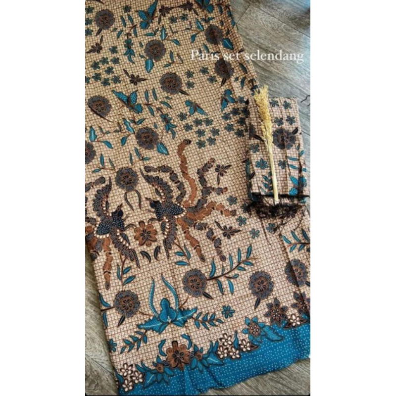 KAIN SUTRA PARIS SET SELENDANG TERMURAH TERLARIS / BATIK INDONESIA / BAWAHAN KEBAYA