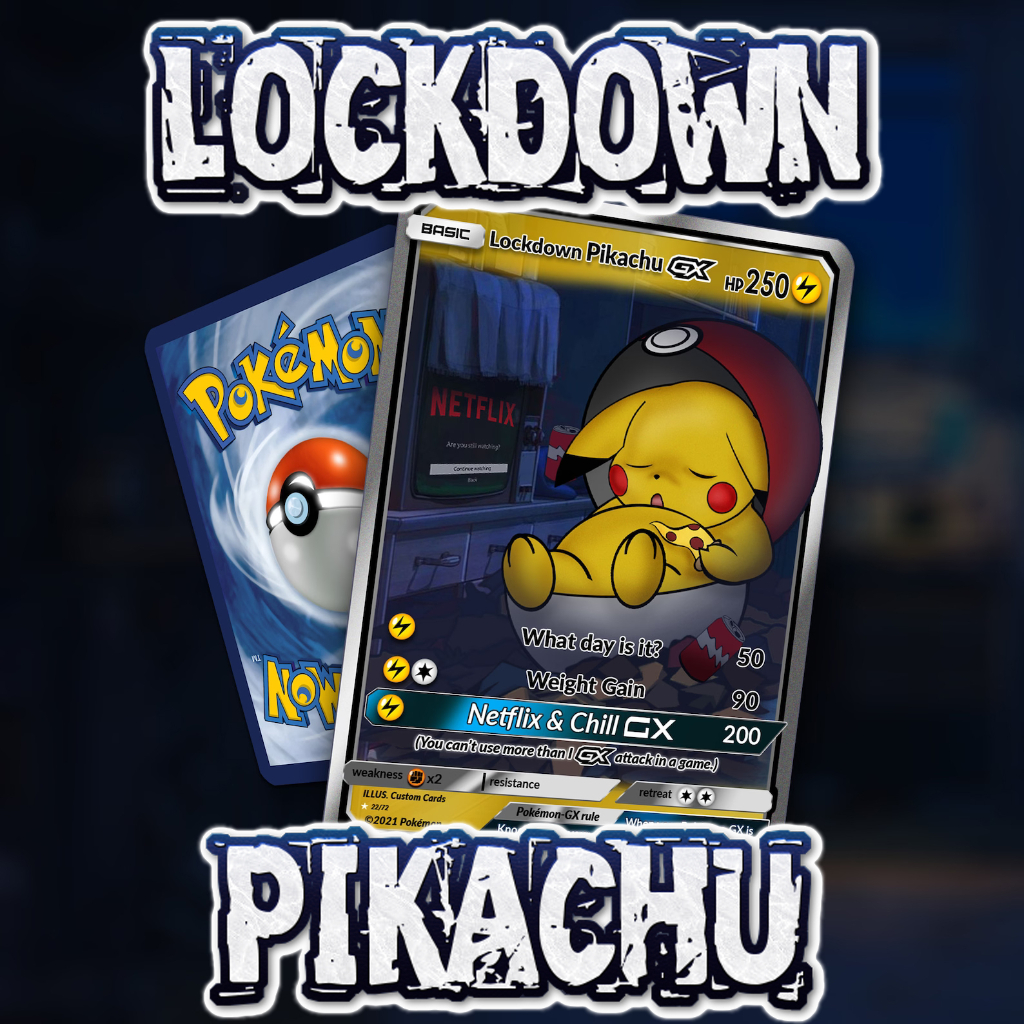 KARTU POKEMON TCG HOLOGRAM ENGLISH VERSION (GX) - LOCKDOWN PIKACHU