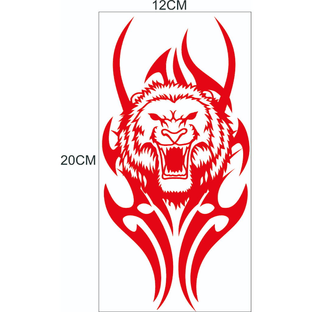 stiker api variasi spakbor depan