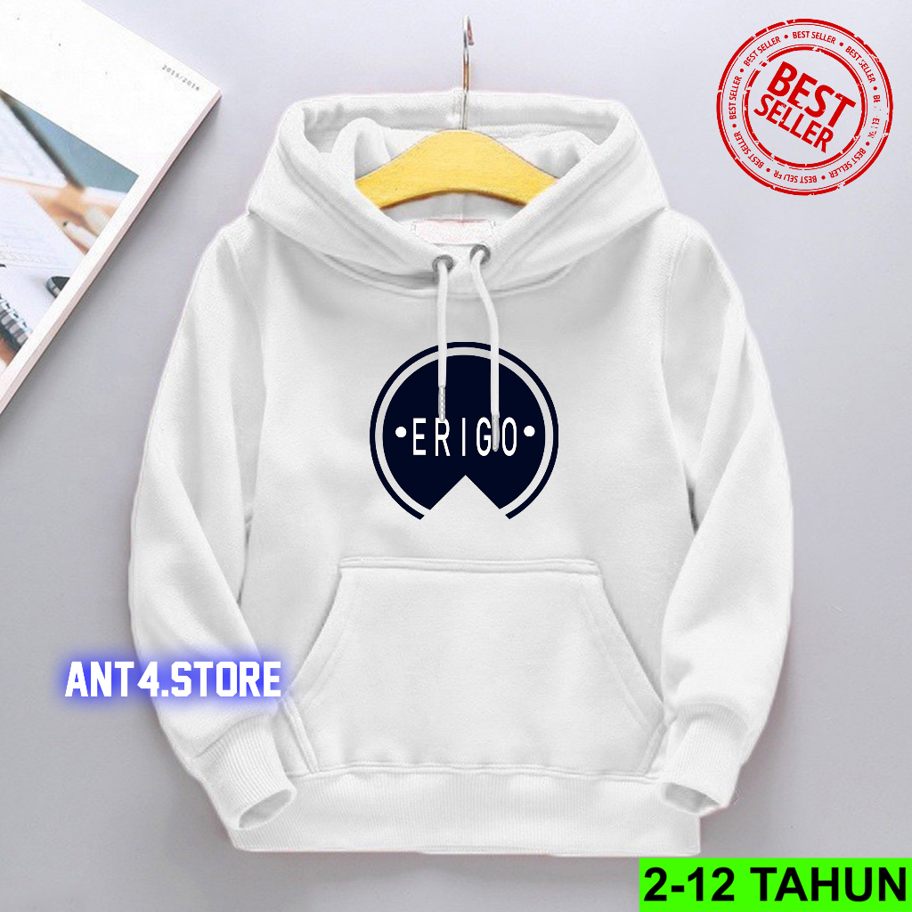 Hoodie Anak Laki Laki Perempuan Switer anak Usia 2 - 12 Tahun Jaket Anak laki laki ERIGO Sweater Distro