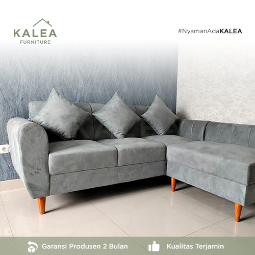 Sofa Ruang Tamu Model Retro /Sofa L Minimalis