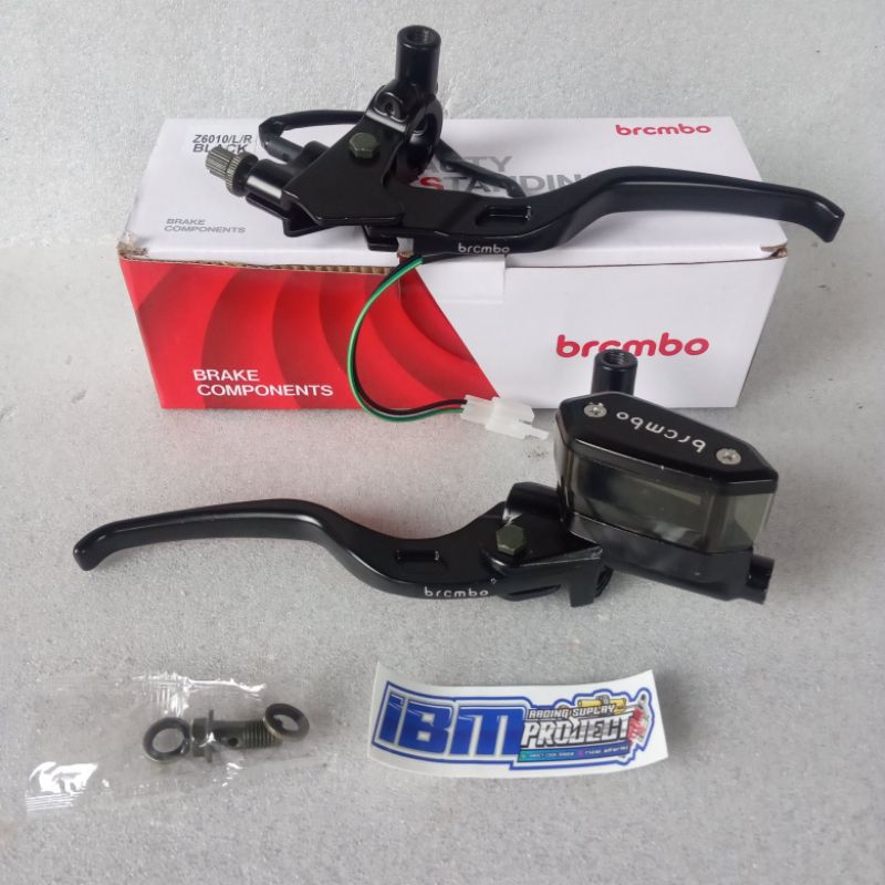 MASTER REM BREMBO TABUNG OVAL SET HENDEL KOPLING,MASTER BREMBO OVAL,MASTER BREMBO UNIVERSAL CB GL ME