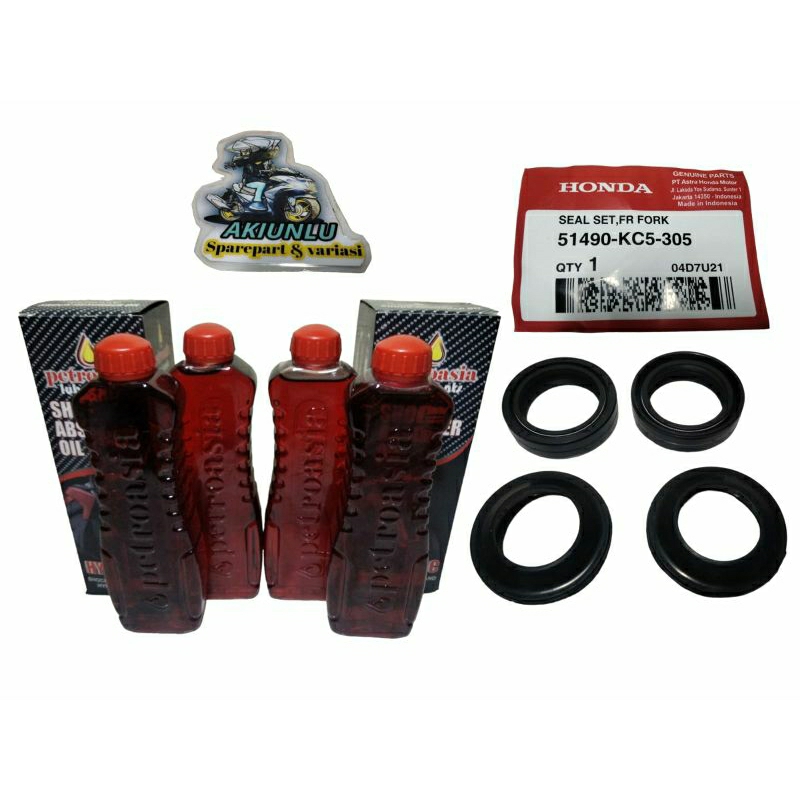 [ COD ]√ PAKET SET SEAL SHOCK DEPAN GL-PRO/MEGA-PRO/TIGER/VERZA/CB150R/CBR150R