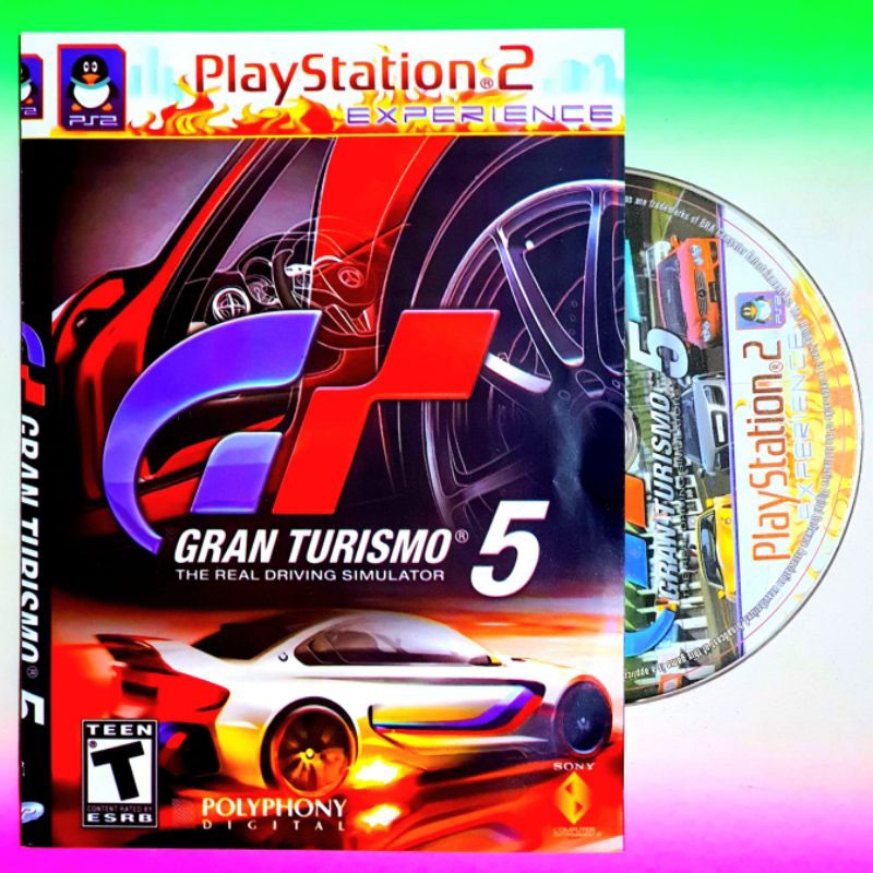 KASET PS2 GRAN TURISMO 5- KASET CD PS2- KASET PLAYSTATION 2 - KASET PS 2 BALAPAN MOBIL - KASET PS2 M