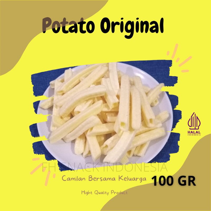 

Potato Original 100 Gr | Stik Kentang Goreng | French Fries