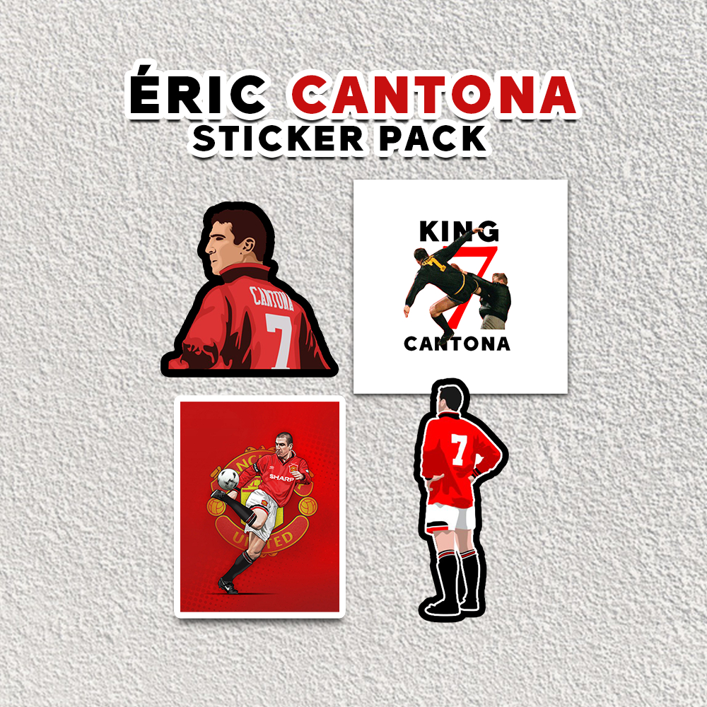 

Sticker Pack King Eric Cantona Manchester United Legend