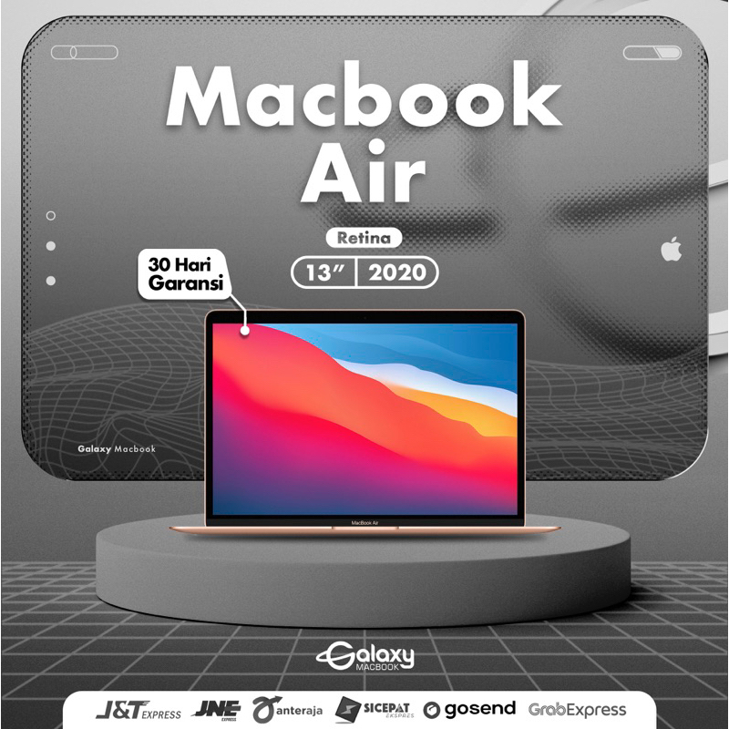 Macbook Air Retina 2020 13 Inch intel Core i3  i5 128gb 256gb 512gb Second Original Bergaransi