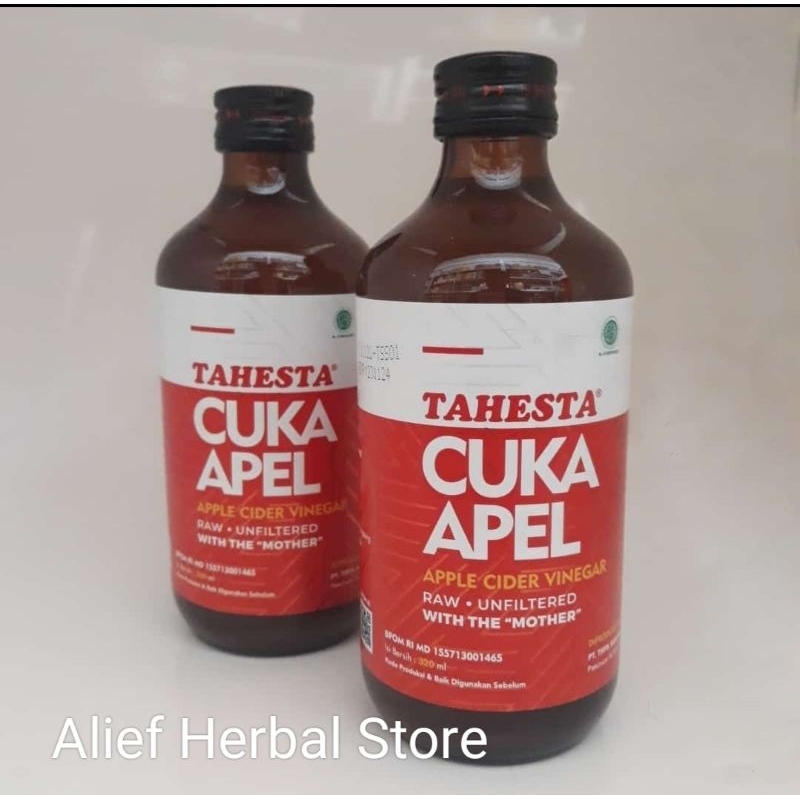 

Cuka Apel Tahesta 320ml Original | Cuka Apel Tahesta