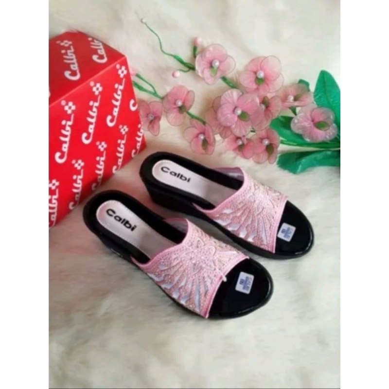 Sandal Wedges Murah | Sandal kekinian Calbi Fashion