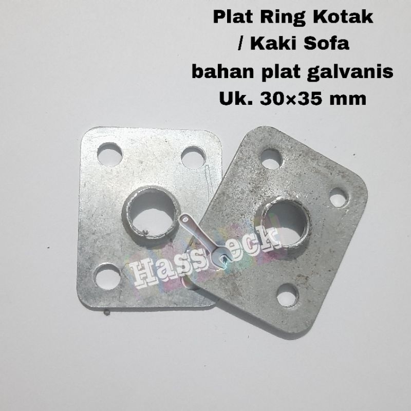 Plat ring kotak / ring sofa