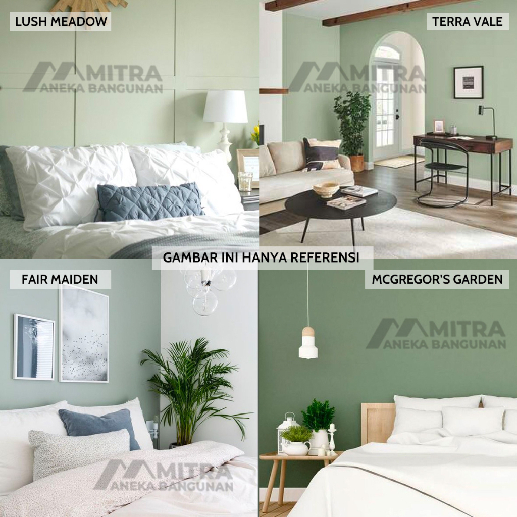 Promo Cat Tembok Propan Eco Emulsion 5 Kg / Sage Green / Cat Tembok Interior