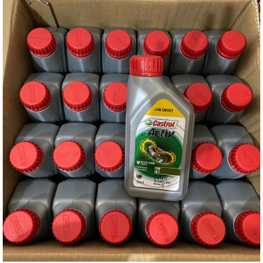 OLI SAMPING CASTROL ACTIV LOW SMOKE 2T 0.7L HARGA 1 DUS ISI 24 BOTOL