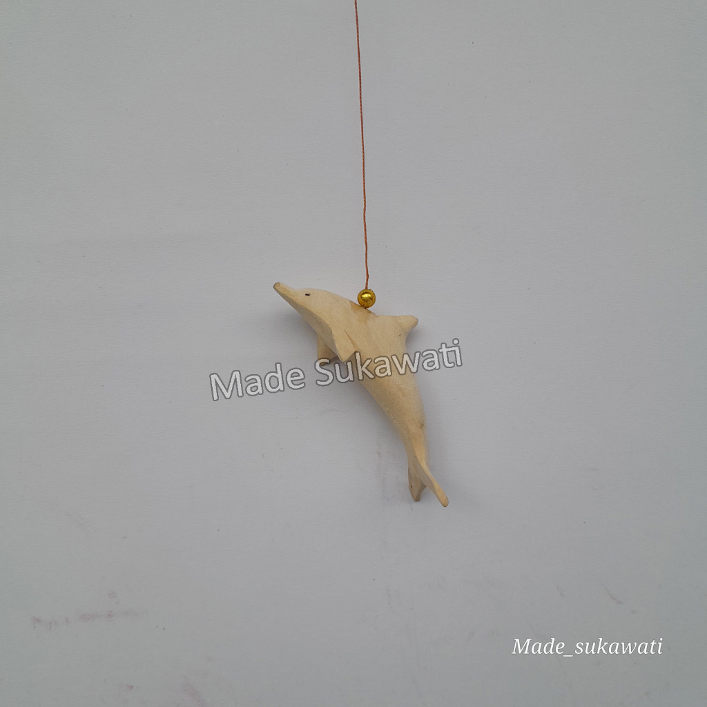 Lonceng aluminium Dolphin krincingan gantungan windchimes