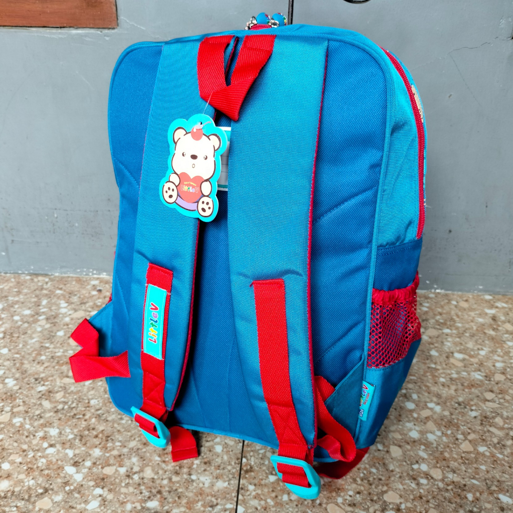 Tas Ransel Backpack Sekolah Anak Little V Original Shiro the Pilot