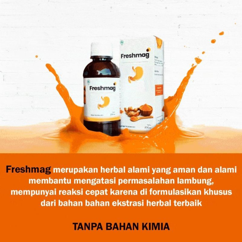 FRESHMAG Freshmag Madu Lambung FRESHMAAG FRESMAG Obas Sakit Maag Asam Lambung Obat Herbal No Kemia H