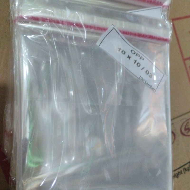 

PLASTIK PEREKAT 10X10 PLASTIK OPP 10X10