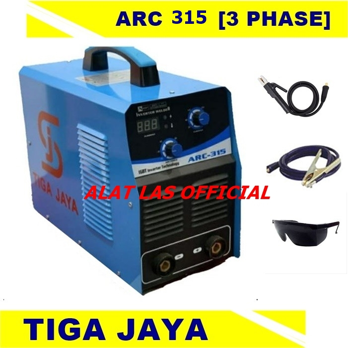 Mesin Las Tiga Jaya ARC 315 3 Phase Trafo Las Listrik Sanjia MMA 315A