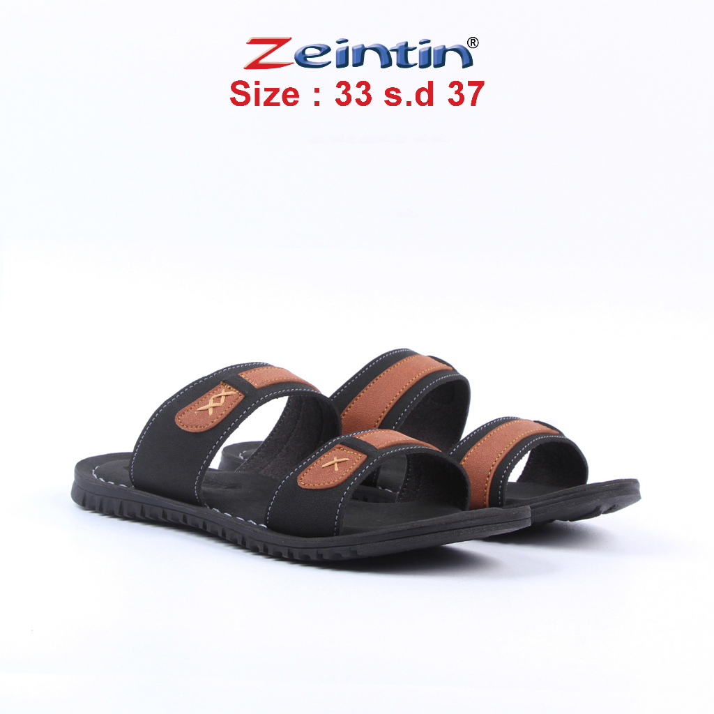 Zeintin - Sandal Anak Tanggung Sendal Laki Selop Gesper Laki - Laki Sandal Sehari - Hari Terbaru Hand Made Zeintin IN