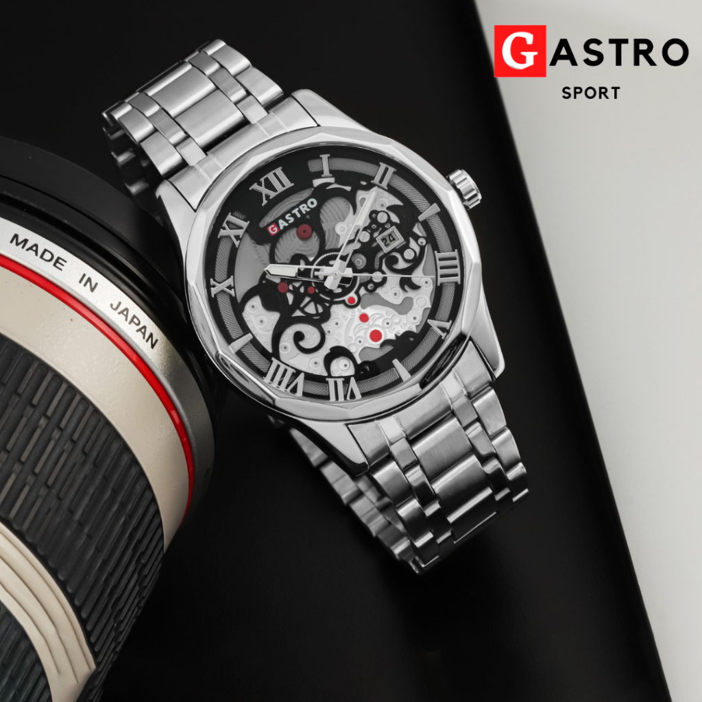 Jam Tangan Pria GASTRO SPORT 7024 Motif Batik Korea Fashion Mens Analog Steel watch Watches