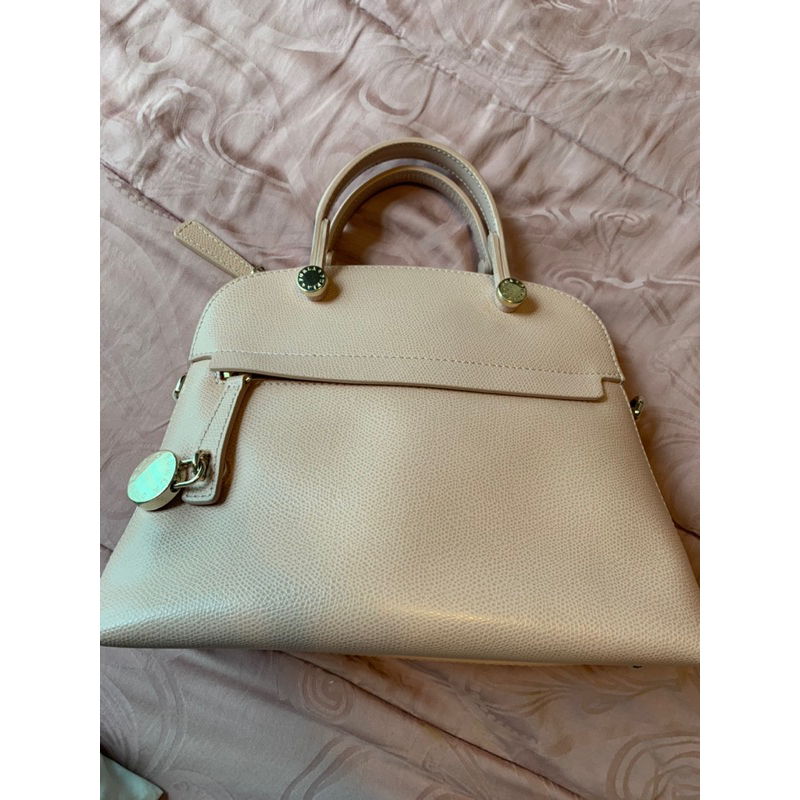 Furla Piper Small in Moonstone - Preloved tahun 2018