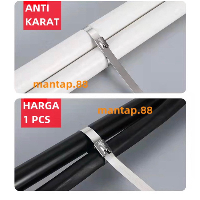 Kabel Ties/Kabel Tis Stainlees Pengikat 1 PCS