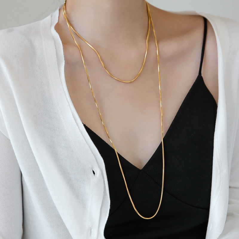 Kalung titanium anti karat harga grosir bisa cod