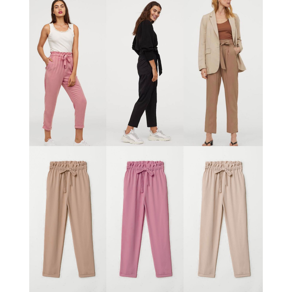 H&amp;M Paperbag Trousers Pants