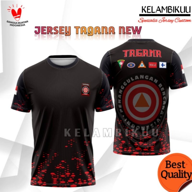 JERSEY TAGANA TARUNA SIAGA BENCANA PRINTING TERBARU/BAJU KAOS TAGANA TARUNA SIAGA BENCANA MURAH