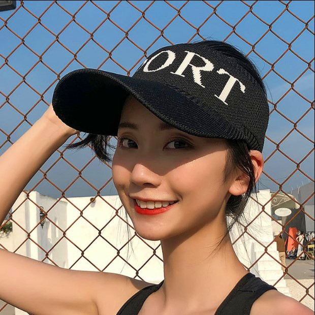 SEXY SECRET TP945 Topi Cap Golf Senam Pantai Import Korea Rajut Karet olahraga Sport