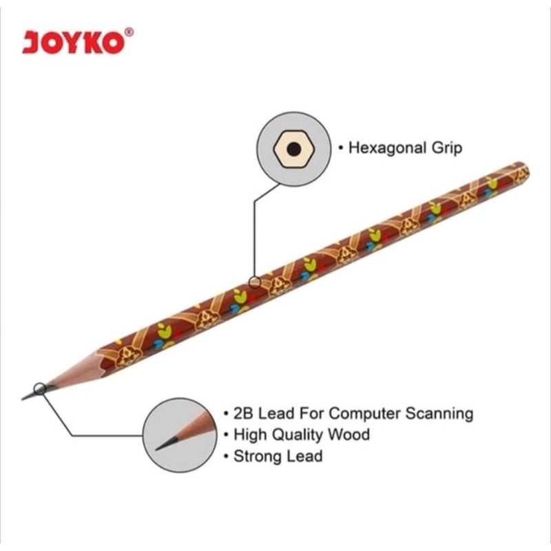 PENSIL JOYKO 2B (SATUAN)